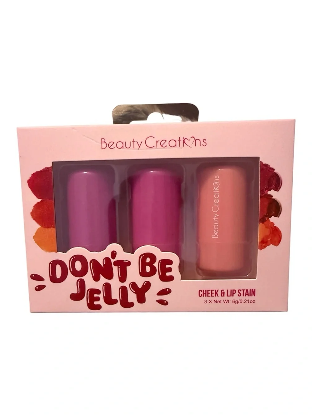 Beauty Creations Pink / Coral Cheek & Lip Stain Trio